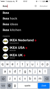 Zoeken IKEA